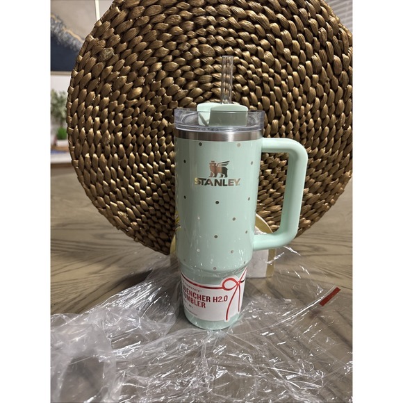 Stanley 30oz Quencher Tumbler - Peppermint Polka Dot - Target Exclusive NEW - Picture 7 of 7